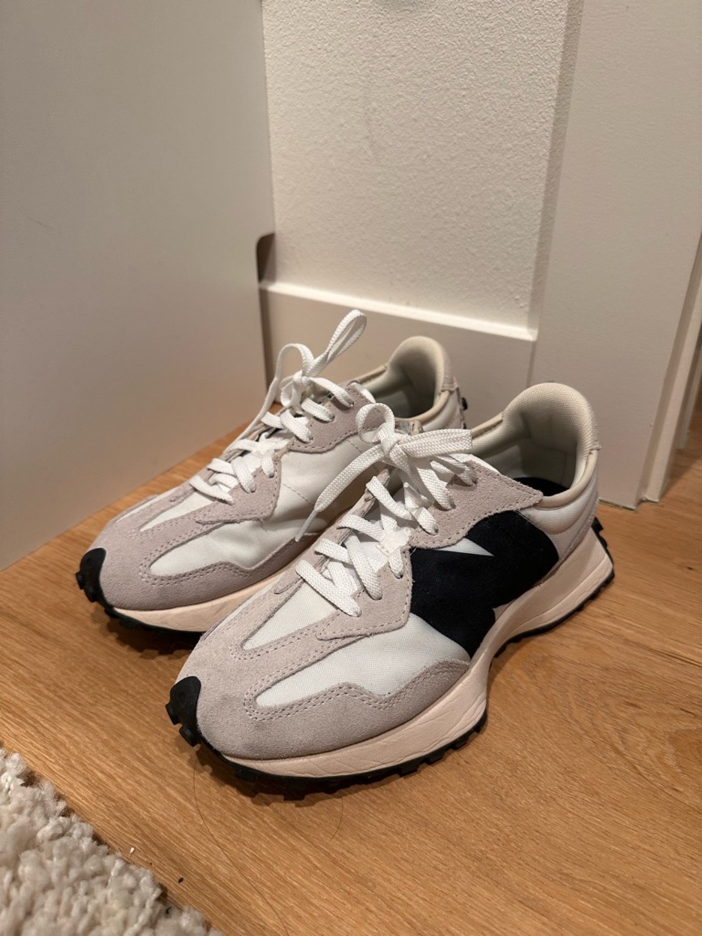 New Balance White, Gray and Black Women's Retro Runner Sneakers